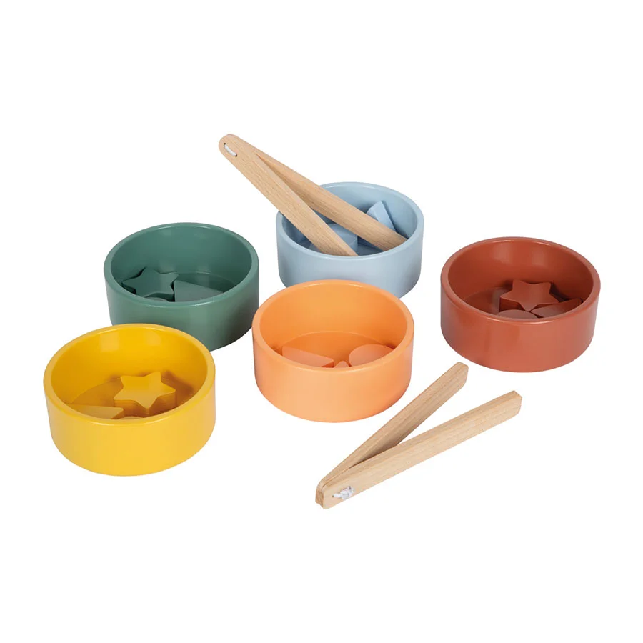 SMALL FOOT MONTESSORI SORTING GAME WITH TWEEZERS