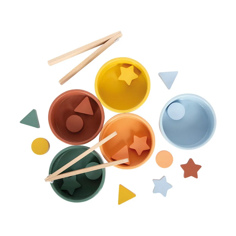 SMALL FOOT MONTESSORI SORTING GAME WITH TWEEZERS