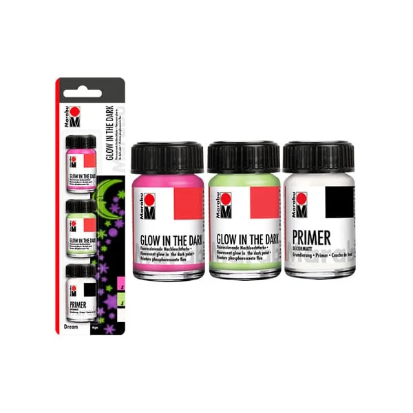 Marabu Dream paint, fluorescent, 15 ml, 3 pcs