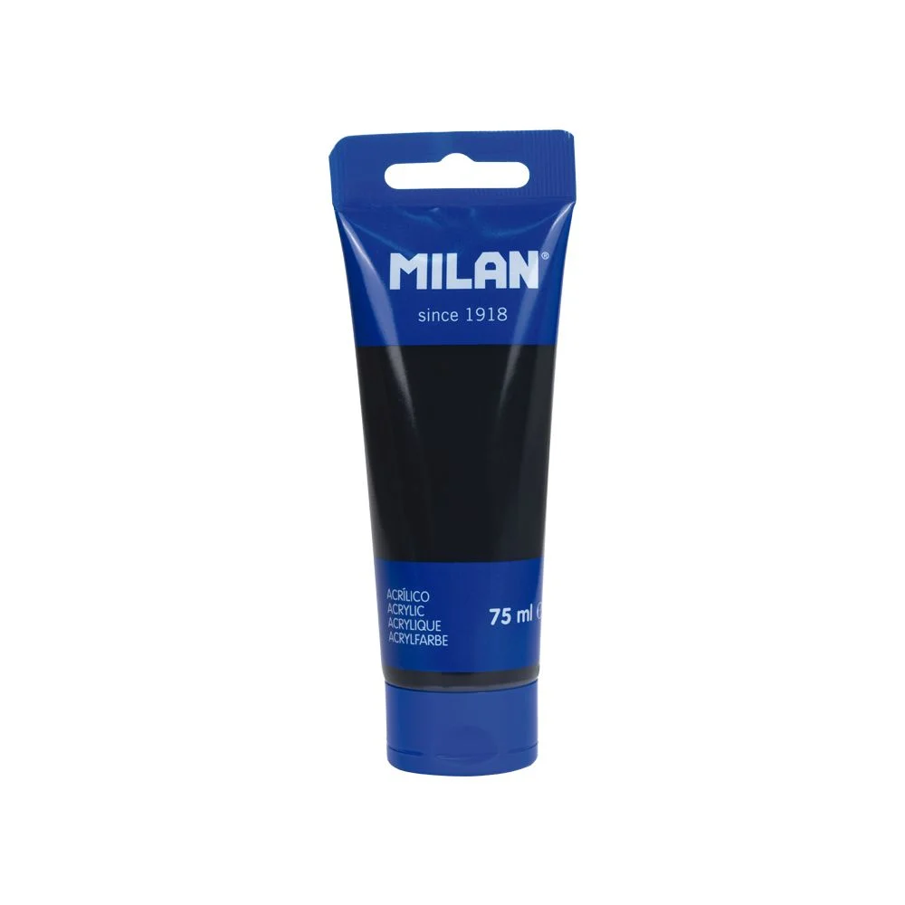 Milan Acrylic paint, black, 75 ml