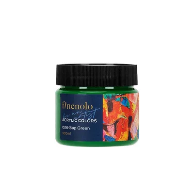 Deli Acrylic paint Finenolo, jar, 100 ml, green
