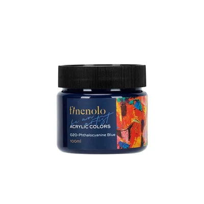 Deli Acrylic paint Finenolo, jar, 100 ml, dark blue
