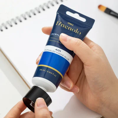 Deli Acrylic Paint Finenolo, tube, 75 ml, brown