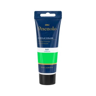 Deli Acrylic paint Finenolo, in tube, 75 ml, light green