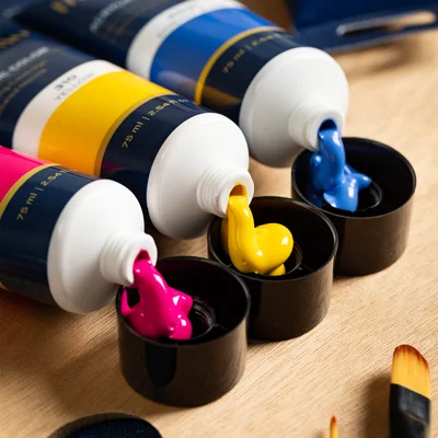 Deli Acrylic Paint Finenolo, tube 75 ml, dark blue