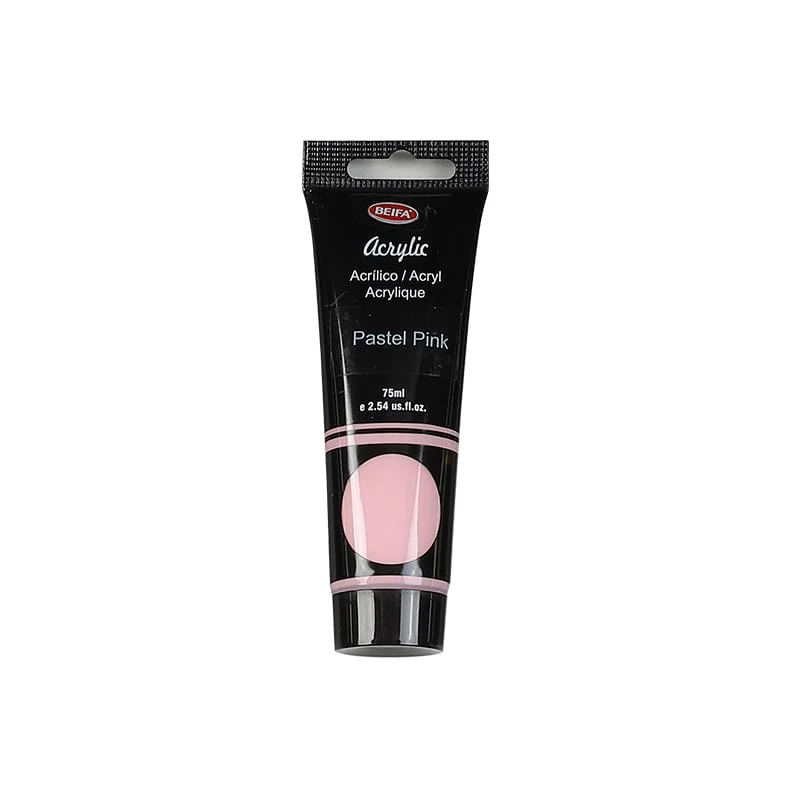 Beifa Acrylic Paint, tube, 75 ml, light pink