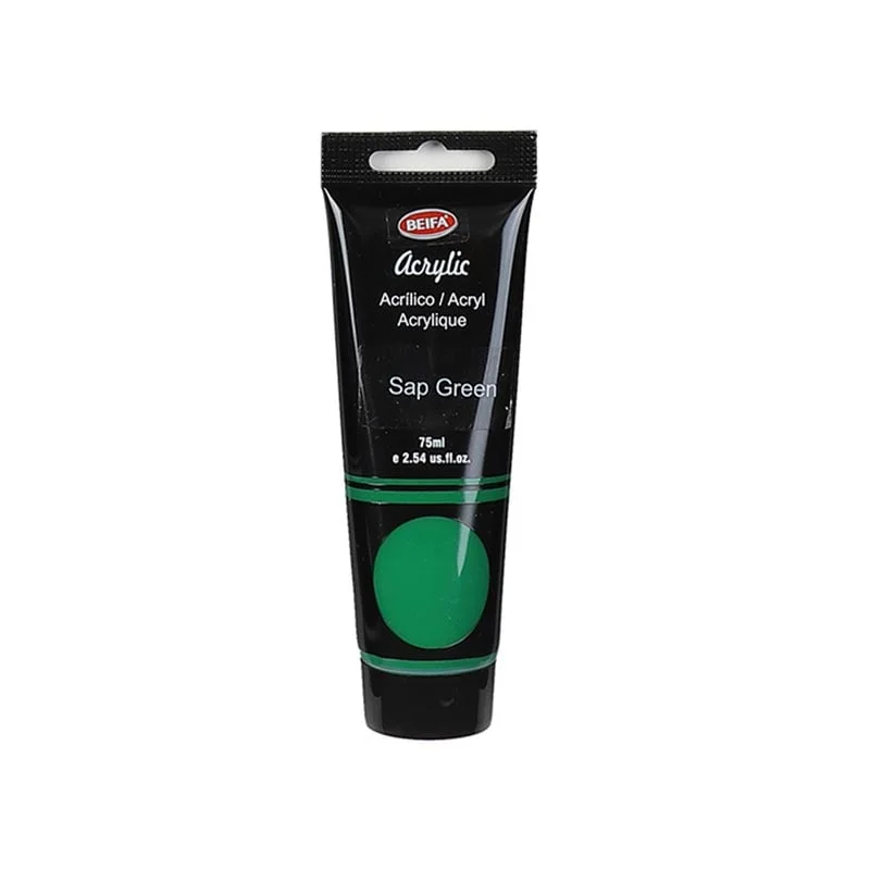 Beifa Acrylic Paint, tube, 75 ml, grass green