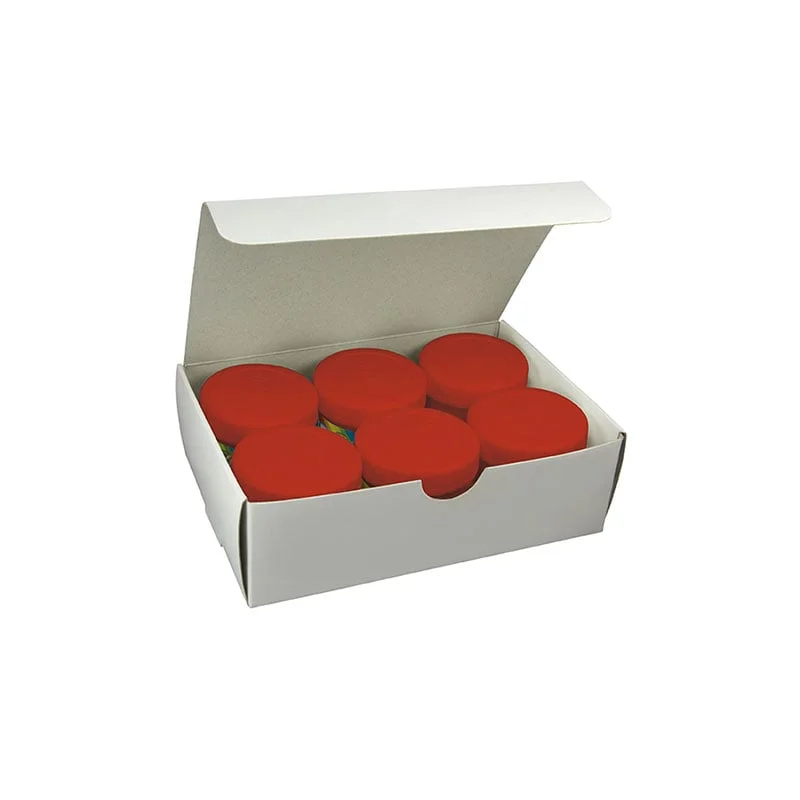 Milan Tempera paint, bright red, 40 ml, 6 pcs