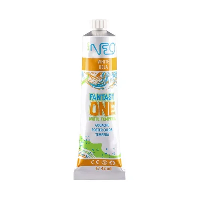 Sazio Fantasy One Tempera Paint, 42 ml, white