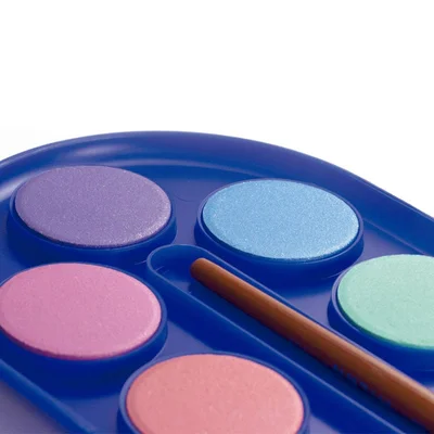 Milan Watercolours, 30 mm, 12 colours, with brush included