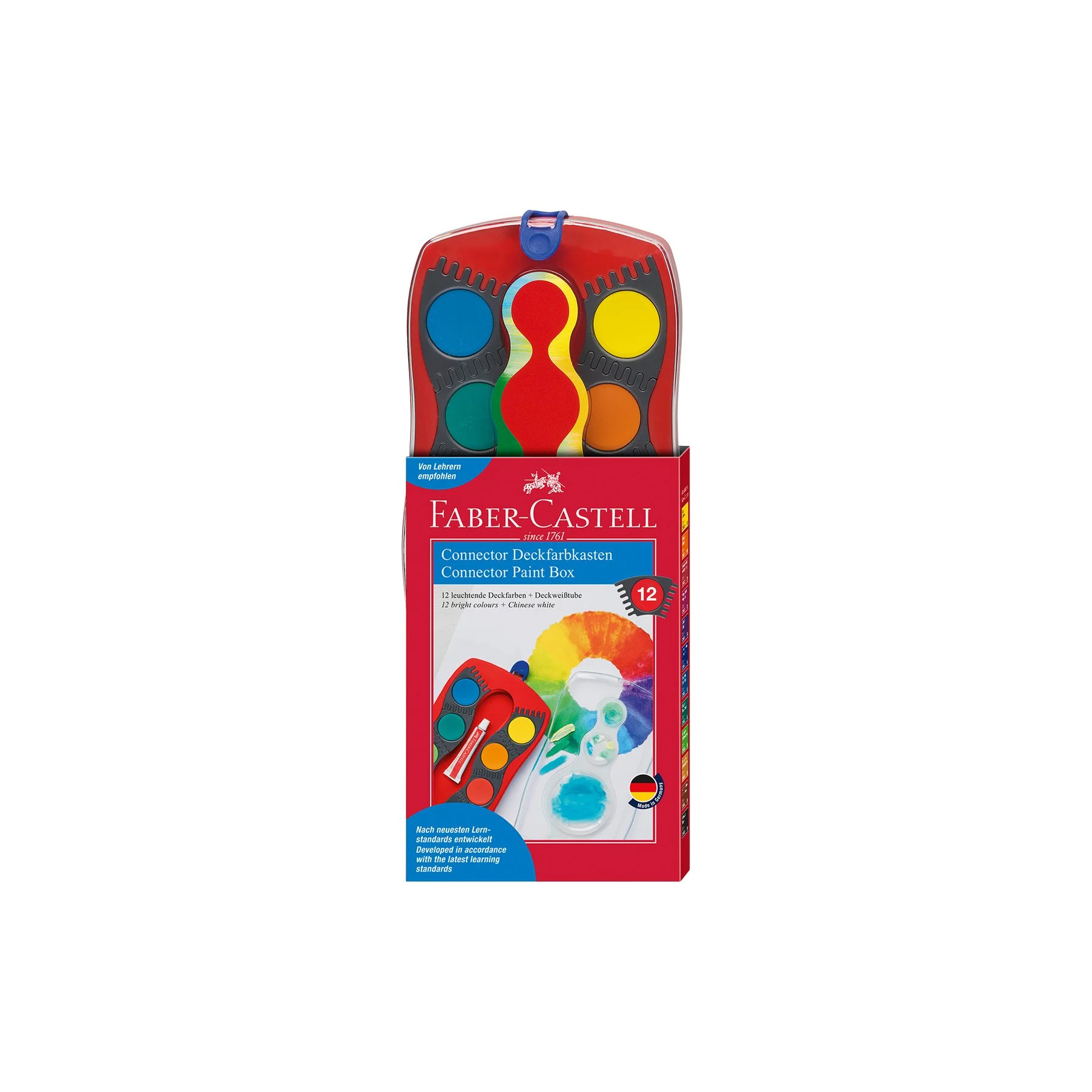 Faber-Castell Watercolours Connector, 12 Colours, Red Palette