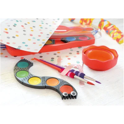 Faber-Castell Watercolours Connector, 12 Colours, Red Palette