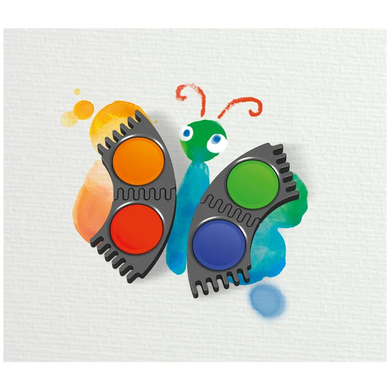 Faber-Castell Watercolours Connector, 12 Colours, Red Palette
