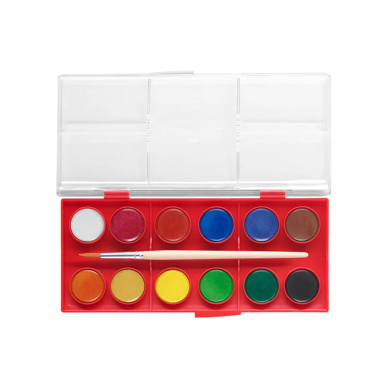 Faber-Castell Watercolors, 12 colors, in large box