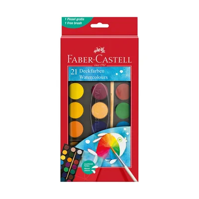 Faber-Castell Watercolors, 21 colors