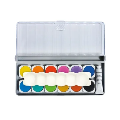 Eberhard Faber Watercolors Winner, with palette, 12 colors