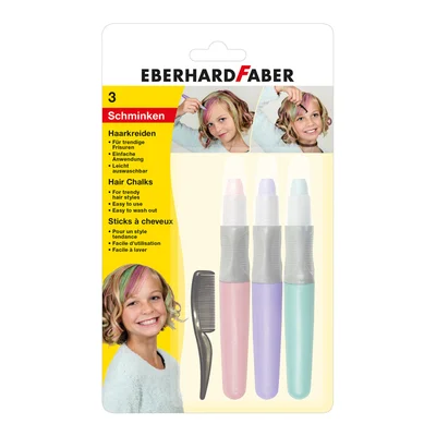 Eberhard Faber Hair chalks Pearl, 3 colors