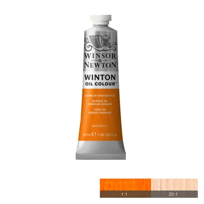 Winton Oil Paint, Cadmium Orange Hue, 37 ml