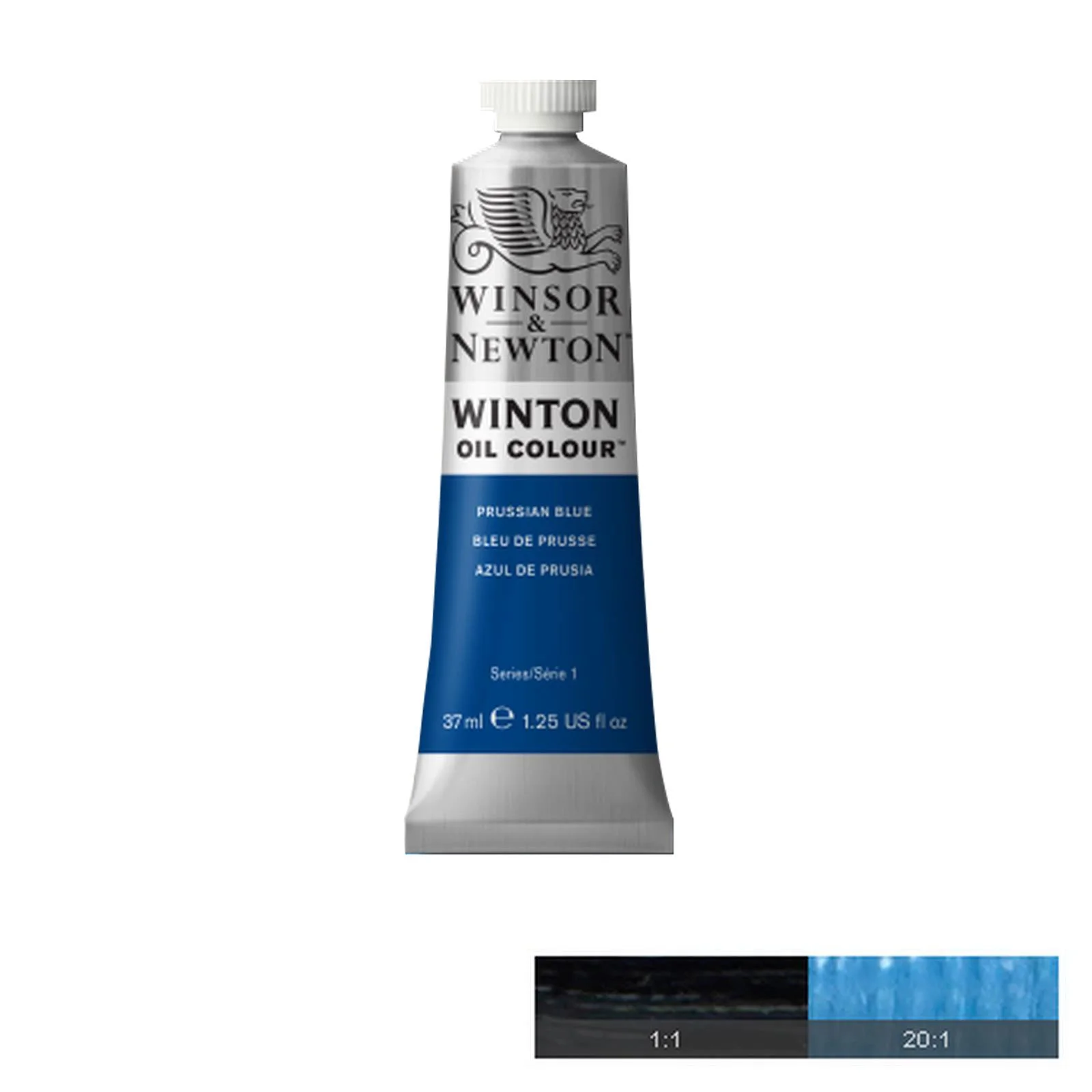 Winton Oil paint, Prussian Blue, 37 ml