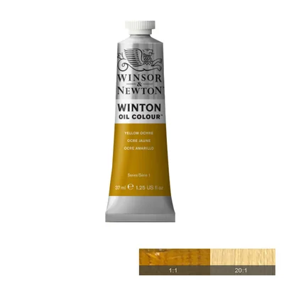 Winton Oil Paint, Yellow Ochre, 37 ml