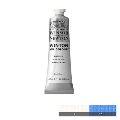 Winton Oil colour, Zinc White, 37 ml