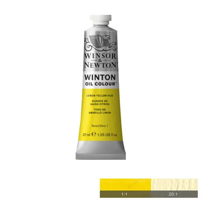 Winton Oil paint, Lemon Yellow Hue, 37 ml