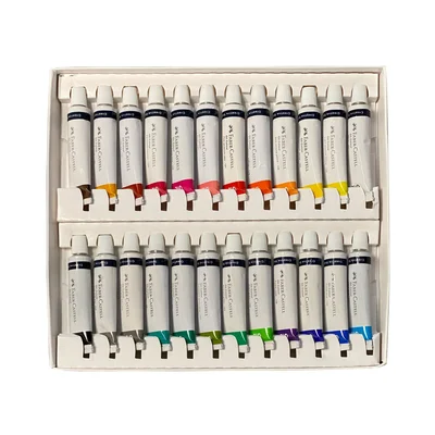 Faber-Castell Oil Paints, tubes, 24 colours, 9 ml