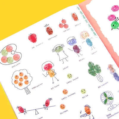 Beifa finger paint, 6 colours
