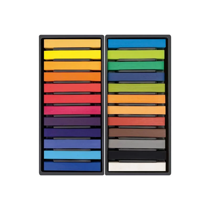 Milan Pastels, dry, 24 colours