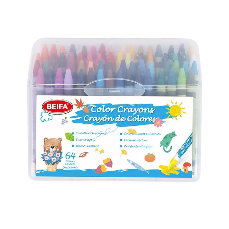 Beifa pastels DC2-64V, in plastic case, 64 colours