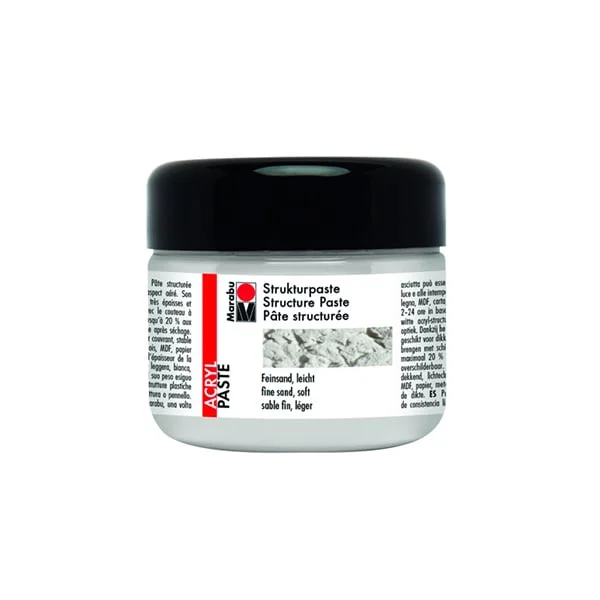 Marabu Acrylic paste, No. 811, fine-grain, light, 250 ml