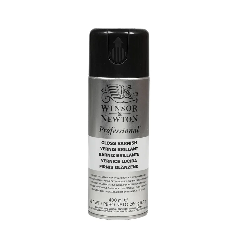 SPRAY LACQUER FOR ACRYLIC AND OIL PAINTS GLOSSY 400ML
