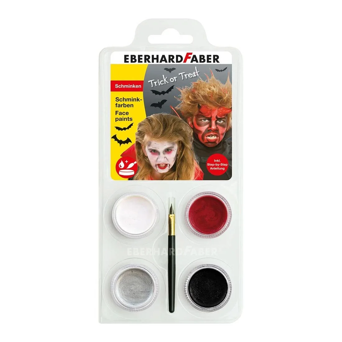 Eberhard Faber Face paint Devil Dracula Girl, 4 colors