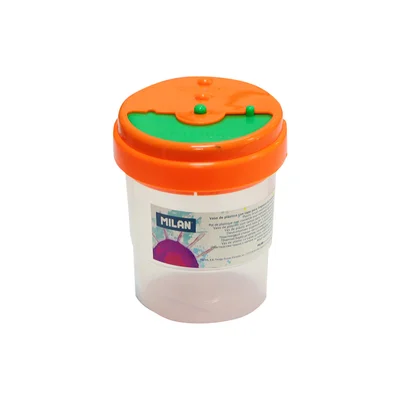Milan Painting Cup, with lid, assorted colours