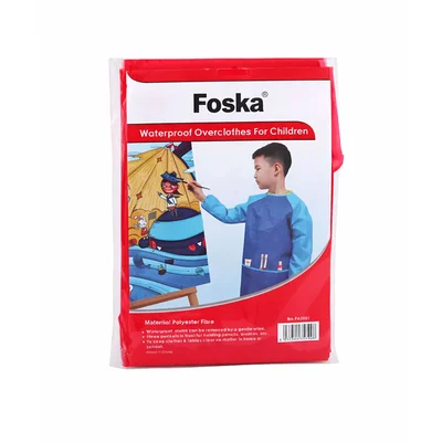 Foska Apron for little artists, red