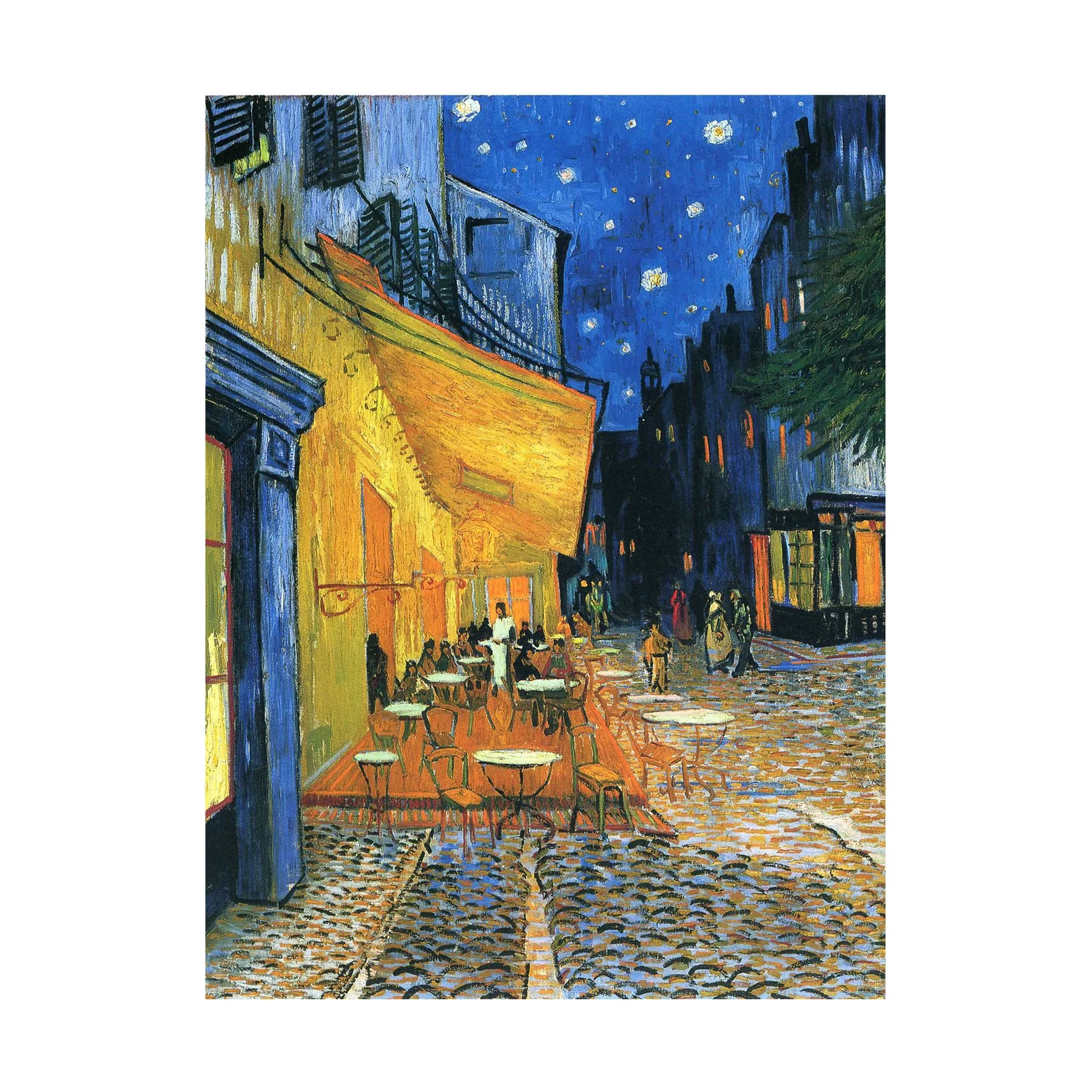 Foska Paint-by-numbers set Cafe Terrace, 40 x 50 cm