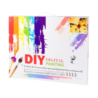 Foska Paint by Numbers Kit Butterfly, 40 x 50 cm