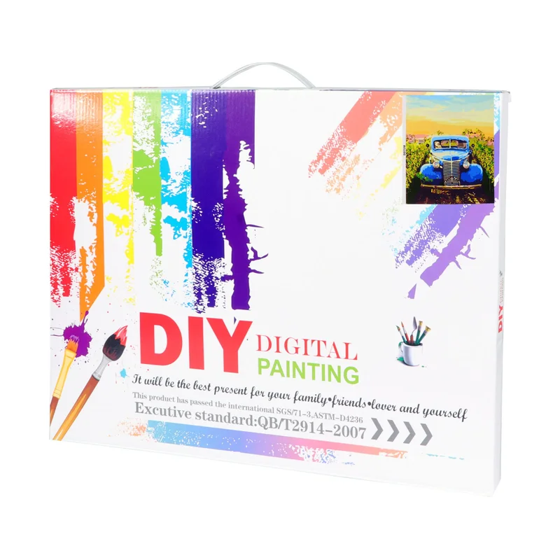 Foska Paint by Numbers Kit Vintage, 40 x 50 cm