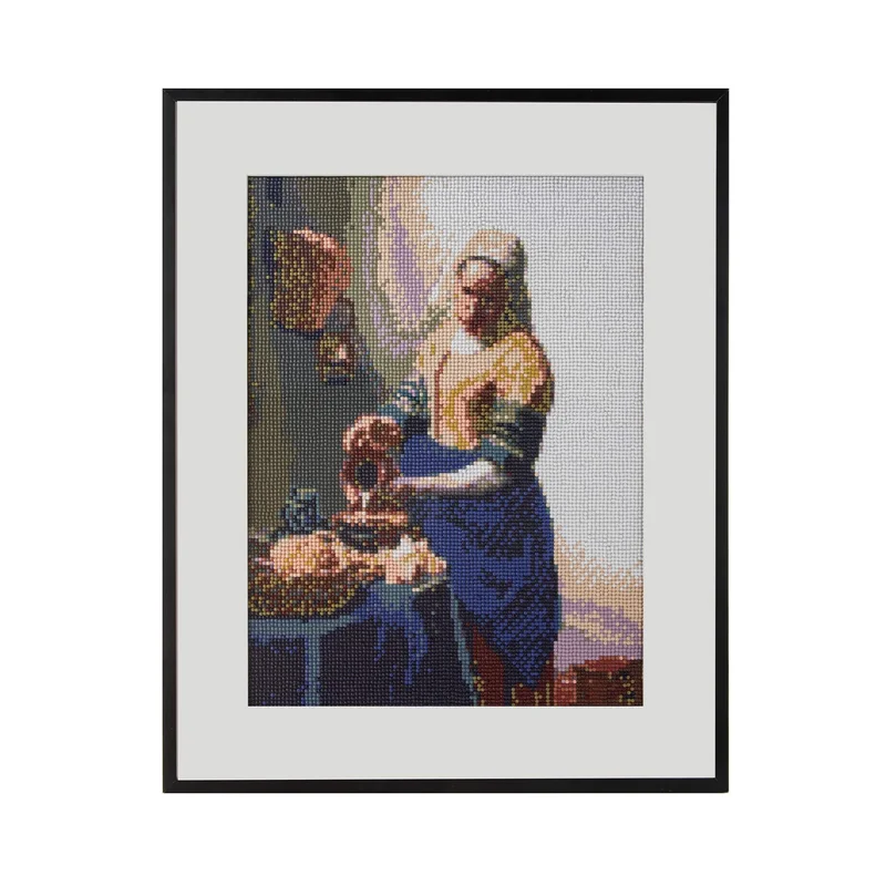 Craft ID Bead painting - Milkmaid, 40 x 50 cm