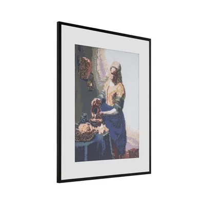 Craft ID Bead painting - Milkmaid, 40 x 50 cm