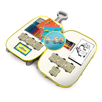 Multiprint Colouring set Minions, suitcase, on wheels, assorted