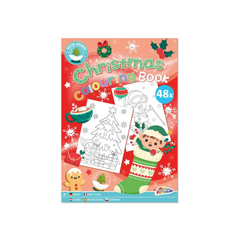 Moxy Colouring Book, Christmas, A4, 32 sheets