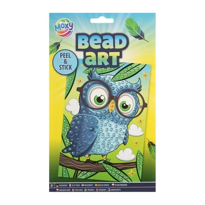 Moxy Bead Painting - Owl, A5