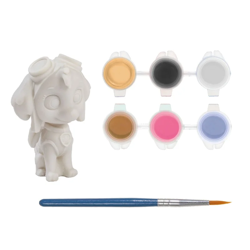 Moxy Paintable figurine Sky, with brush and 6 paints