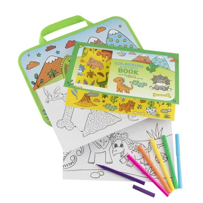 Moxy Coloring & activity travel kit Dinosaur