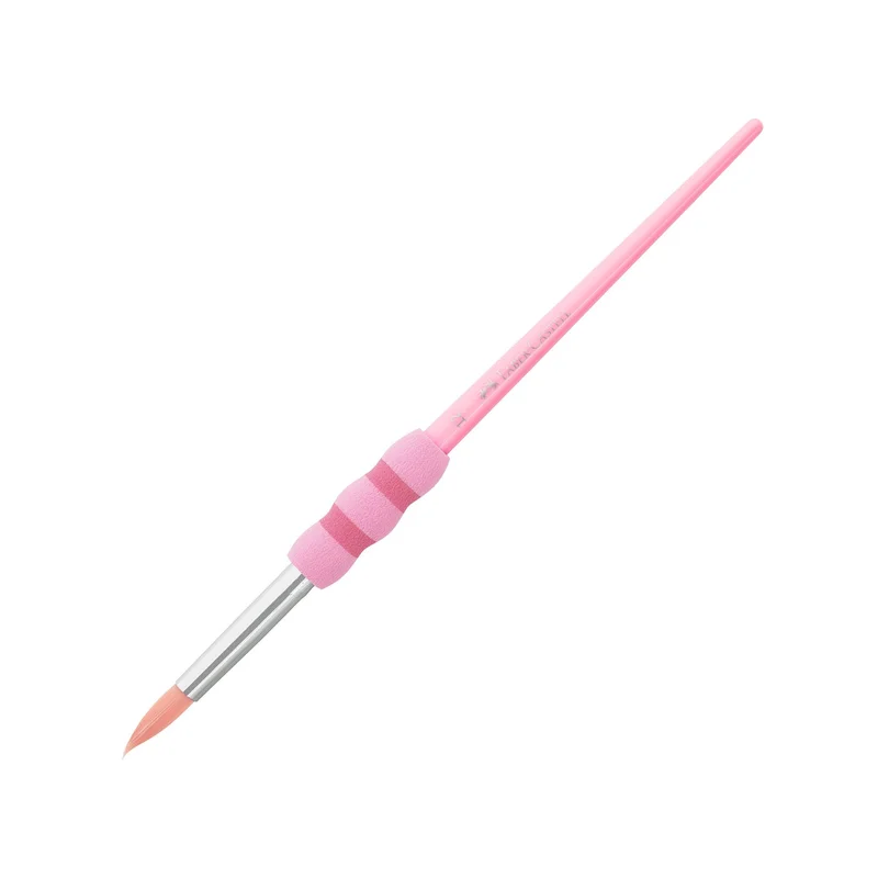 Faber-Castell Paintbrushes No.12, 4, 8 round and 10 flat, pastel