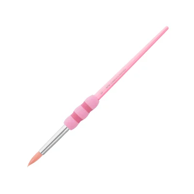 Faber-Castell Paintbrushes No.12, 4, 8 round and 10 flat, pastel