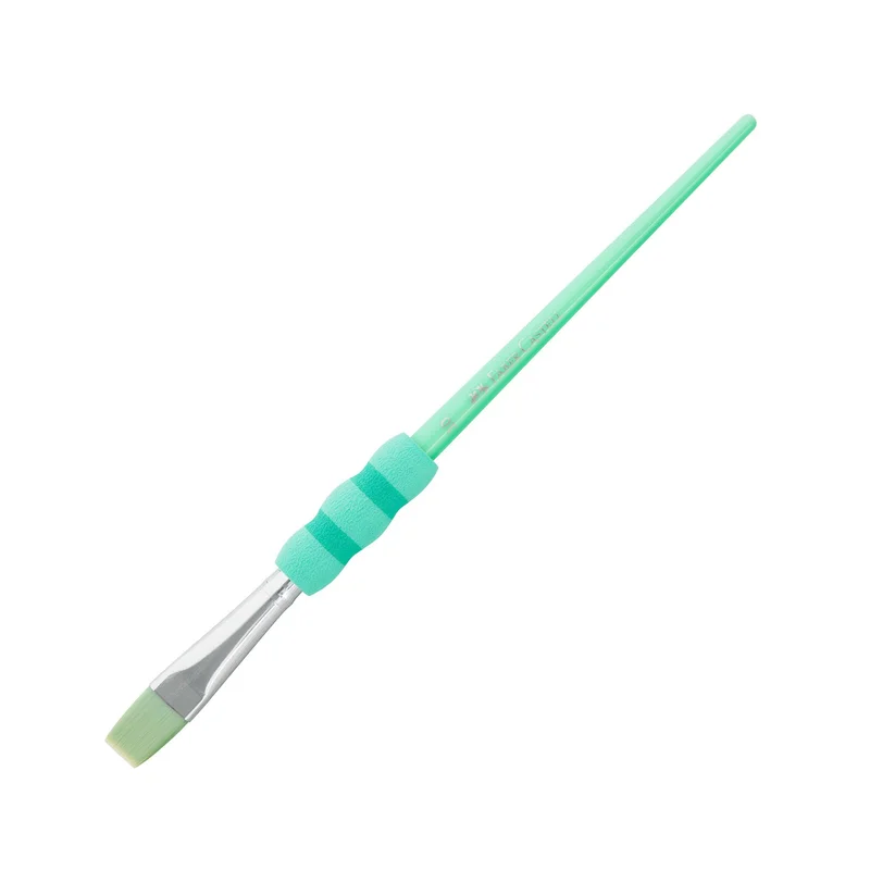 Faber-Castell Paintbrushes No.12, 4, 8 round and 10 flat, pastel