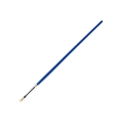 Junior Azure Paint Brush, No. 0, flat