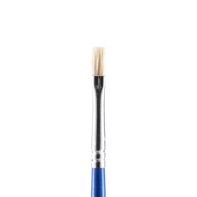 Junior Azure Paint Brush, No. 0, flat